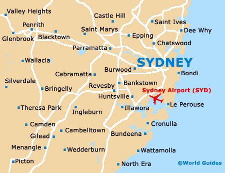 map of sydney australia - Australia Maps - Map Pictures