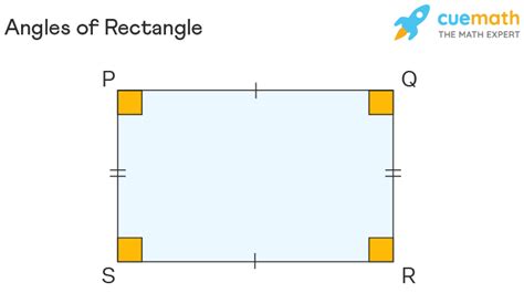 Angles of Rectangle - Interior Angles, Diagonal Angles and Sum of Angles