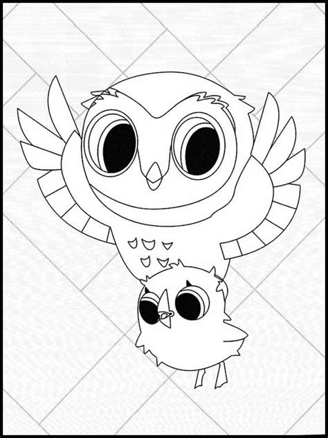 Puffin Rock Free Printable Coloring Book 23