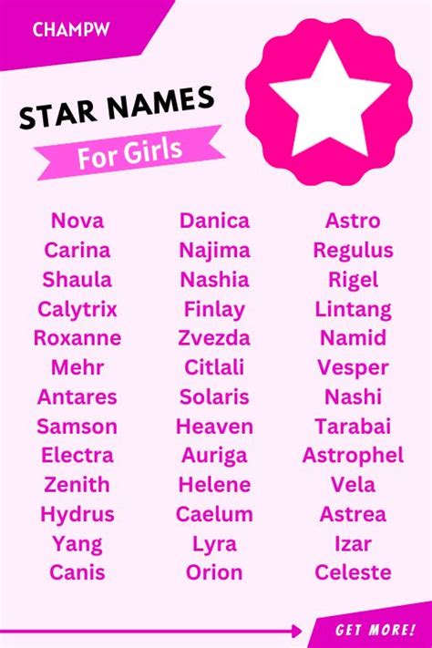 150 Star Names For Girls Dazzling Ideas For Your Princess