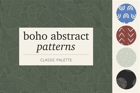 Boho Abstract Seamless Patterns | Graphic Patterns ~ Creative Market