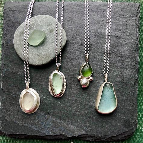 Sea Glass Jewellery from Cornwall — Grace and Flora Handmade Nature ...