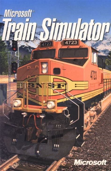 Microsoft Train Simulator (2001) Windows box cover art - MobyGames