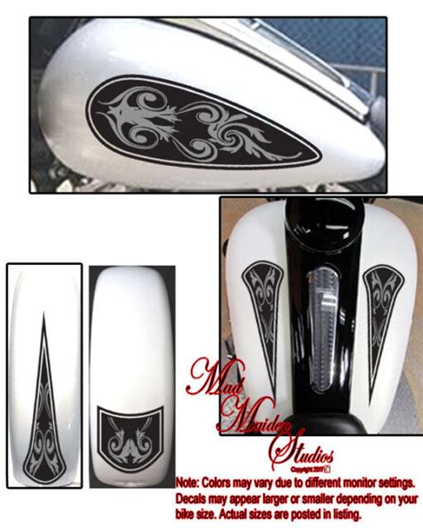 Pinstripe Motorcycle decal set motorcycle graphics motorcycle decals ...