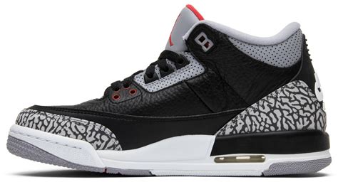 Air Jordan 3 Retro OG BG 'Black Cement' 2018 - Air Jordan - 854261 001 ...