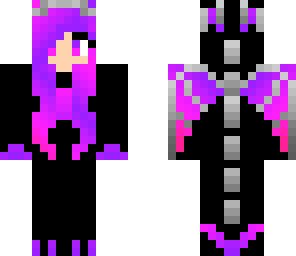 ender dragon girl | Minecraft Skin