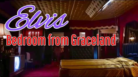 Elvis bedroom from Graceland | Elvis' upstairs room in Graceland - YouTube