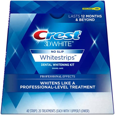 Crest 3D White Luxe Professional Effects Whitestrips Teeth Whitening ...