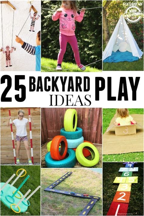 25 Ideas To Make Outdoor Play Fun