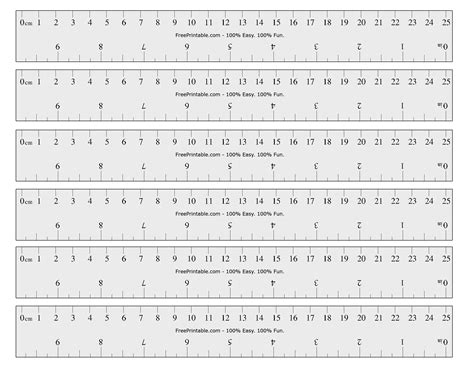 Printable Ruler With Cm And Inches