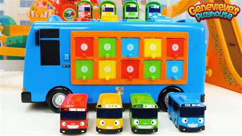 Car Toys for Toddlers - Tayo the Little Bus Amusement Park Playset!