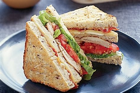 Marinated Chicken Club Sandwich Recipe - Taste.com.au