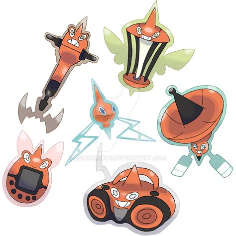 #479 New Rotom Forms by Bearmation on DeviantArt