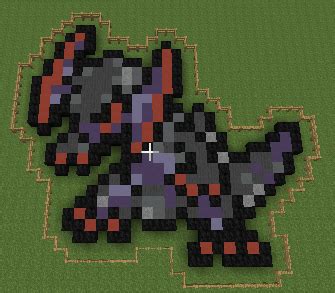 Shiny Haxorus Sprite-MINECRAFT by SkyfireRobowolf on DeviantArt