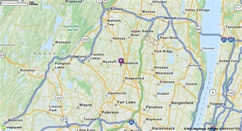 MapQuest Maps - Driving Directions - Map | Franklin lakes, Valley ...