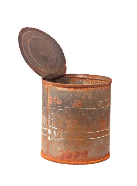 Rusty tin can stock image. Image of empty, oxidation - 32181025