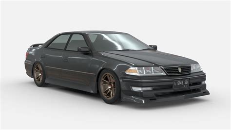 Toyota JZX100 Mark II Tourer V - Buy Royalty Free 3D model by Joko_P ...