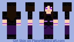 Enderman Girl Minecraft Skin