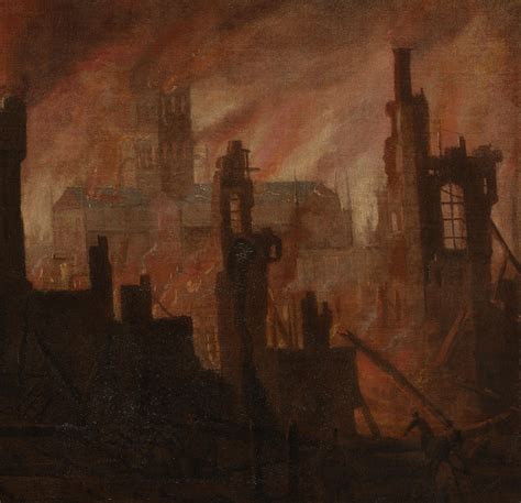 Early oil depicting the Great Fire of London For Sale at 1stDibs | jan ...