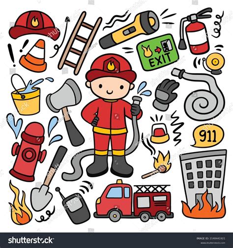 Fire Safety Cartoon Photos, Images & Pictures | Shutterstock