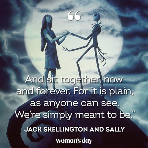 The Nightmare Before Christmas Jack And Sally Together Forever