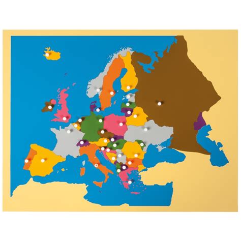 Puzzle Map: Europe | Nienhuis Montessori