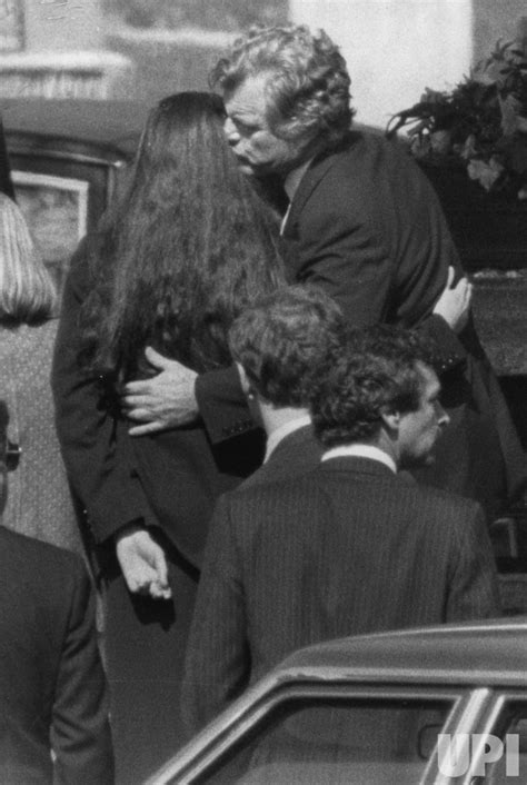 Photo: Sen. Edward M. Kennedy at the funeral of David Kennedy ...