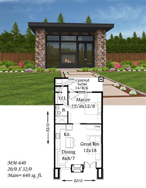 This elegant sample of our modern small house plans is a beautiful ...