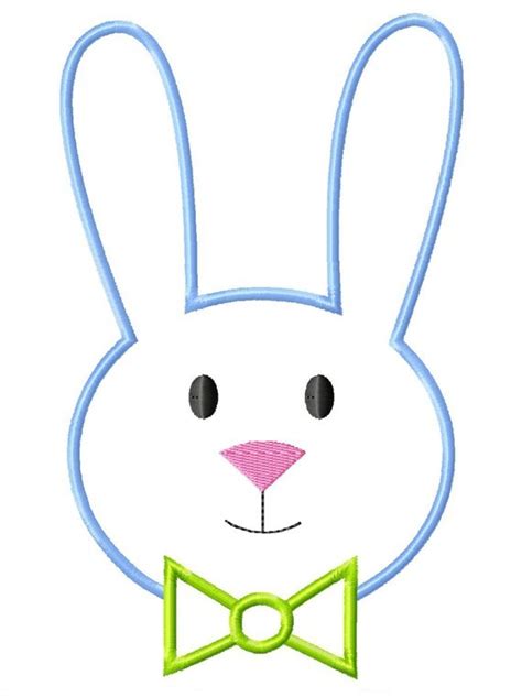 easter bunny face clipart eyes - Clipground