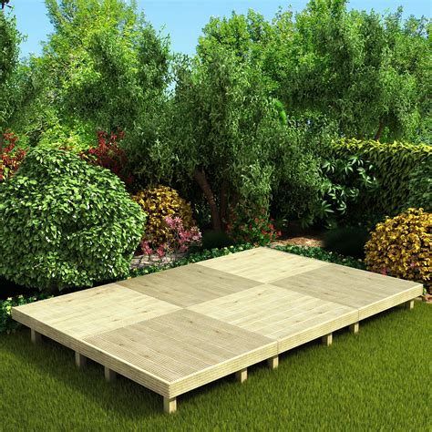 Deck² Easy Build Softwood Modular Deck System, KIT 6 | Departments ...