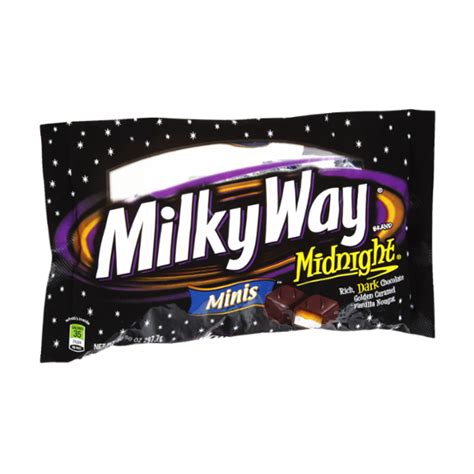 Milky Way Midnight Minis Golden Caramel Vanilla Nougat Dark Chocolates ...