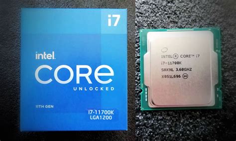 CPU Intel Core i7-11700K