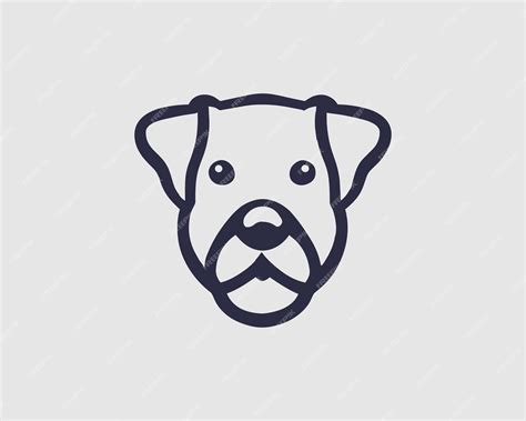 Premium Vector | Creative dog head logo design