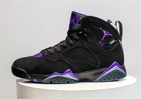 Nike Air Jordan 7 Retro VII Ray Allen Bucks Purple/Black 304775-053 GS ...