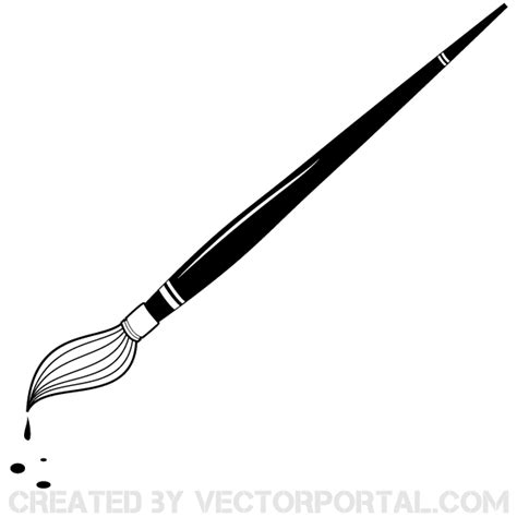 Free paint brush vector clip art image.. More Free Vector Graphics, www ...