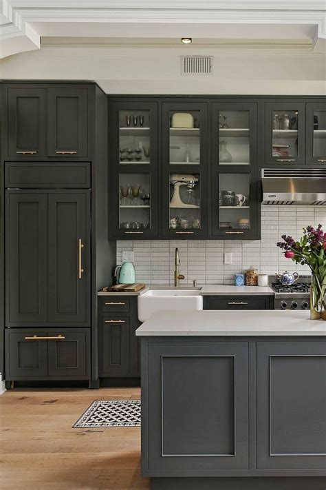 34 + Charcoal Gray Kitchen Cabinets ( Dark or Light) | Countertopsnews ...