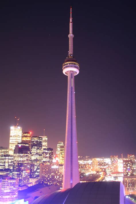 CN Tower At Night | Toronto cn tower, Cn tower, Hockey hall of fame