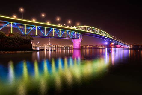 Auckland Harbour Bridge Reflections - NZ Landscape Prints for Sale