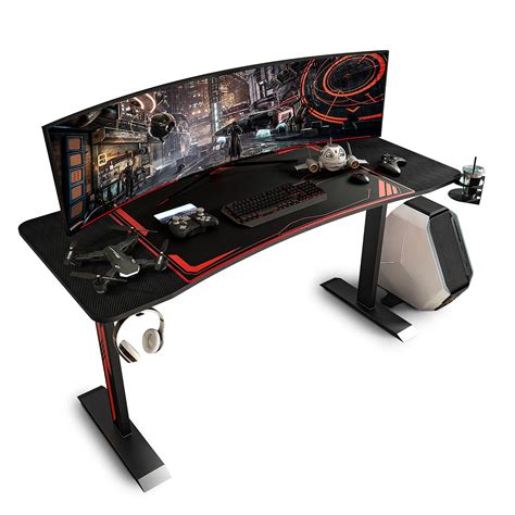 Buy max Gaming/Computer Desk 63 Inch, T-Shaped Gaming/Computer Table ...