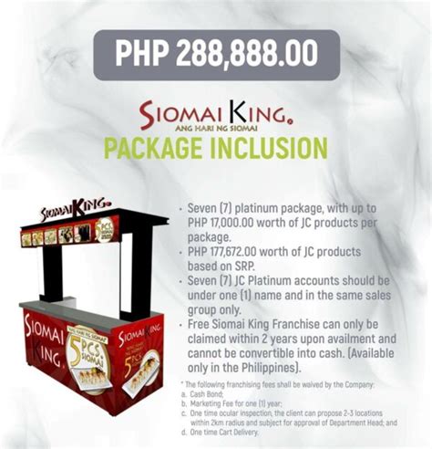 Siomai King Food Cart | Siomai King Franchising