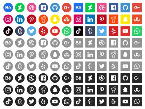 Social Media Icons Github Vector Art, Icons, and Graphics for Free Download