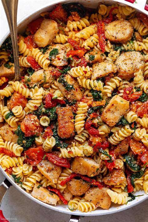 Tomato Spinach Chicken Pasta | Chicken pasta recipes, Healthy recipes ...