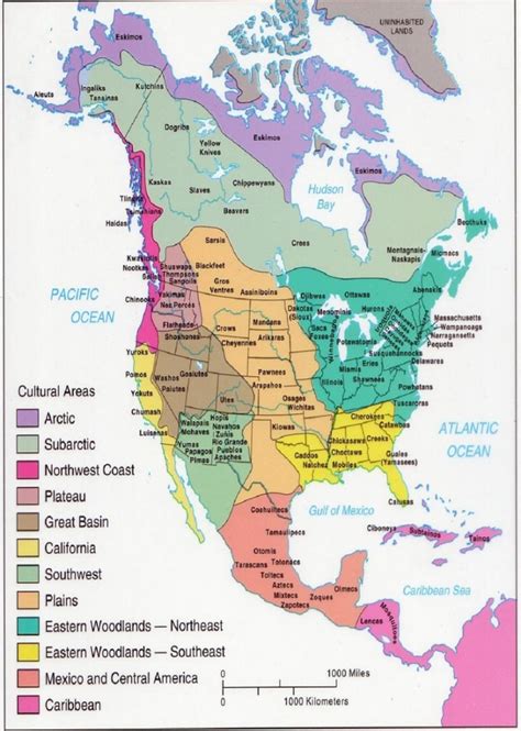 Printable Map Of Native American Regions - Printable US Maps