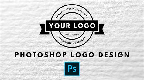 10 Easy and FREE Photoshop Logo Design Ideas – How to Design a Logo in ...