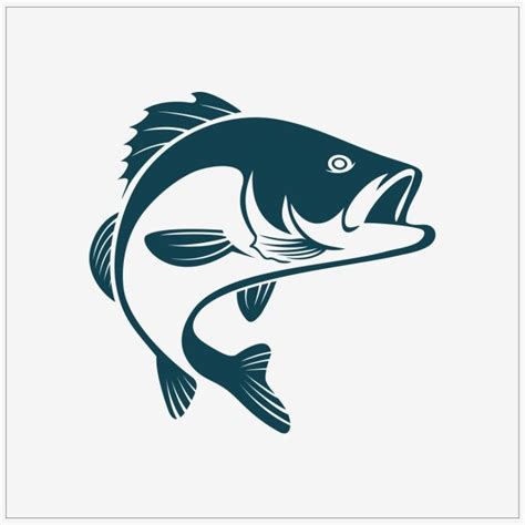 Illustrated Fish Vector Png Graphic Art