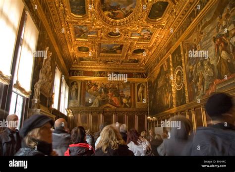 Italy, Venice, Palazzo Ducale Interior Stock Photo - Alamy