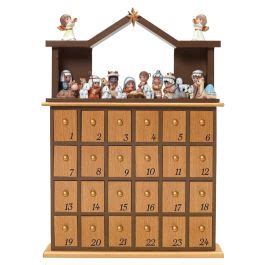 Catholic Gifts | Precious Moments Nativity Advent Calendar | Leaflet Missal