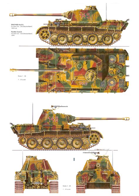 Panther Ausf. A, Panzergrenadier Division Großdeutschland, 1944 Panther ...