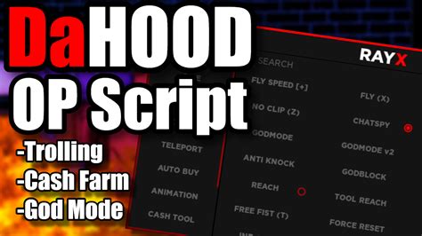 OP Da Hood Script: Trolling, Cash Farm, God Mode #2 - Naxet Scripts