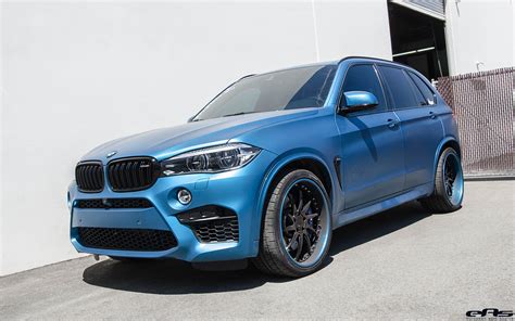 This Matte Blue BMW X5 M goes to the tuning shop